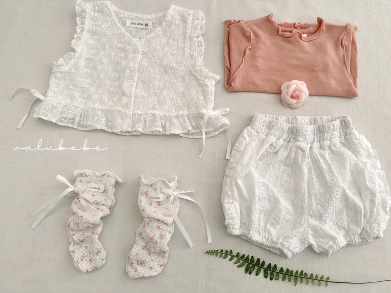 Valu Bebe - Korean Baby Fashion - #babyclothing - Mali Flower Socks - 12