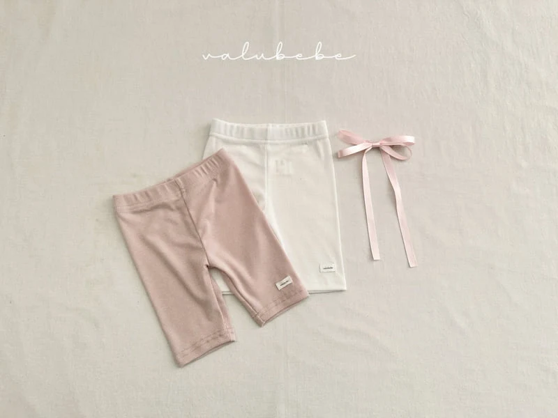 Valu Bebe - Korean Baby Fashion - #babyclothing - Bebe Summer Rib Leggings 2 - 8