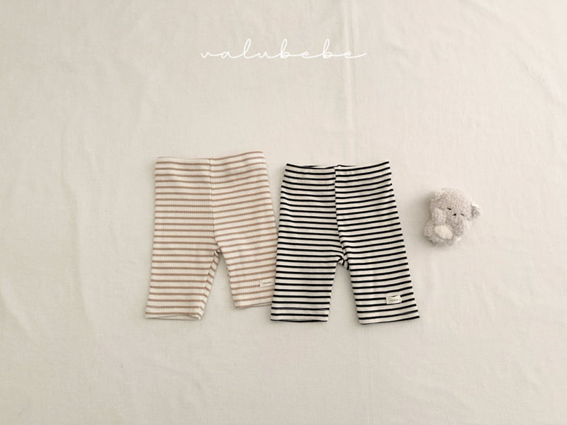 Valu Bebe - Korean Baby Fashion - #babyboutiqueclothing - Kids Summer Stripe Leggings - 4