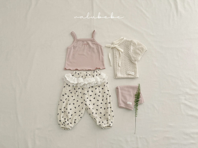 Valu Bebe - Korean Baby Fashion - #babyclothing - Kids Summer Rib Leggings 2 - 7
