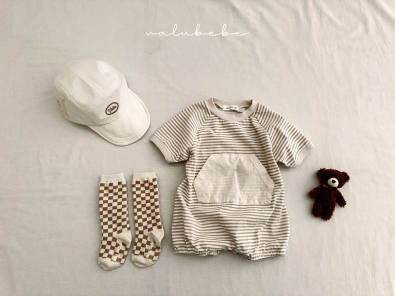 Valu Bebe - Korean Baby Fashion - #babyboutiqueclothing - Kangaroo Pocket Suit - 4