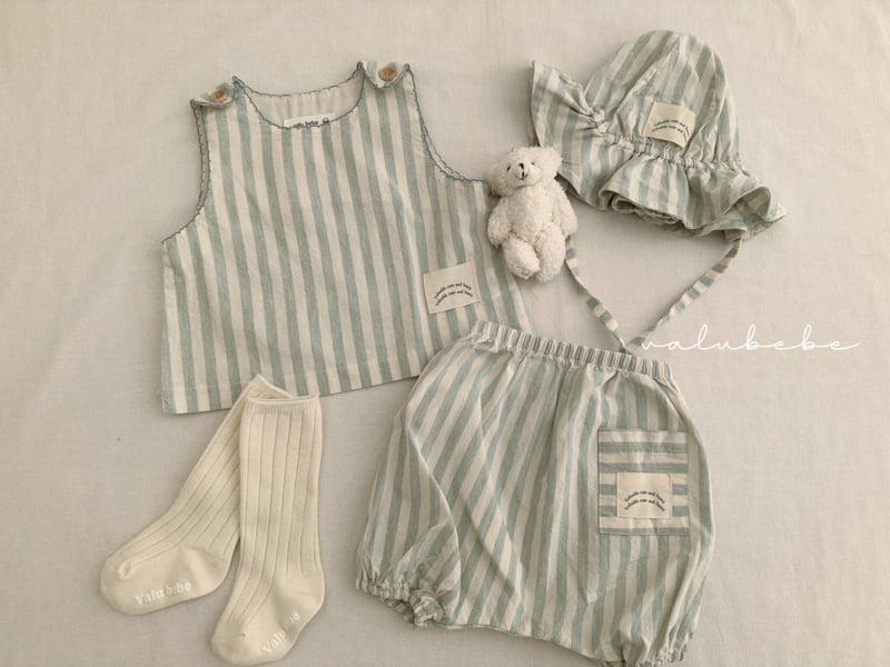 Valu Bebe - Korean Baby Fashion - #babyclothing - Fresh Stripe Bucket Hat - 12