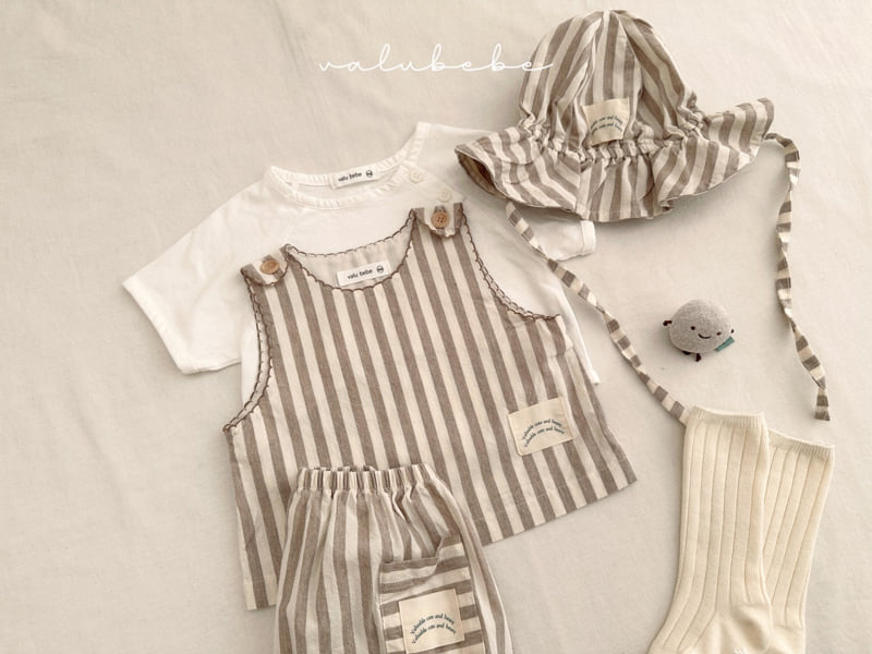 Valu Bebe - Korean Baby Fashion - #babyclothing - Fresh Stripe Vest - 8