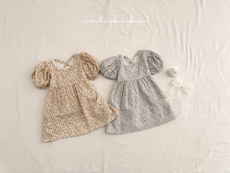 Valu Bebe - Korean Baby Fashion - #babyclothing - Kids Prom Ribbon One-piece - 6