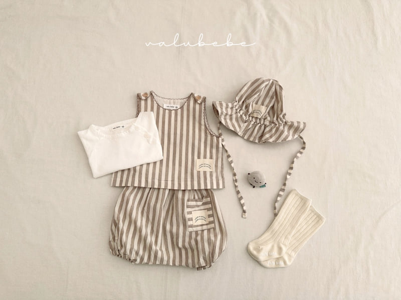 Valu Bebe - Korean Baby Fashion - #babyclothing - Fresh Stripe Bloomers - 5