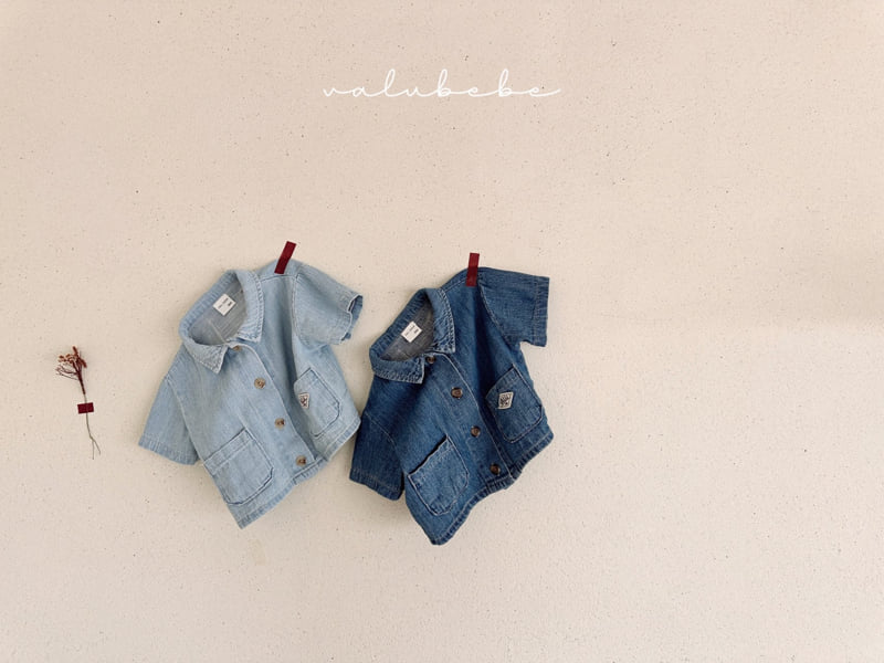 Valu Bebe - Korean Baby Fashion - #babyclothing - Bebe Summer Denim Shirt Jacket 2 - 6