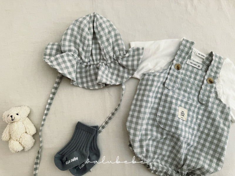 Valu Bebe - Korean Baby Fashion - #babyclothing - Sugar Check Bucket Hat - 9