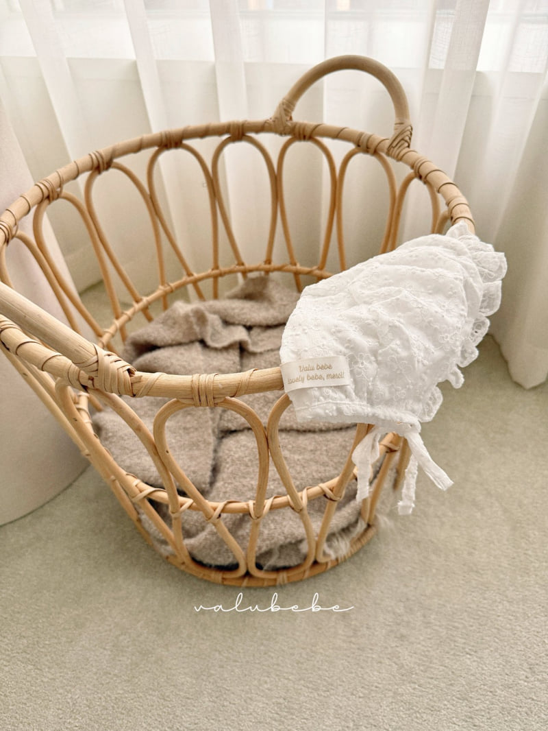 Valu Bebe - Korean Baby Fashion - #babyclothing - Anna Lace Bonnet Hat - 11