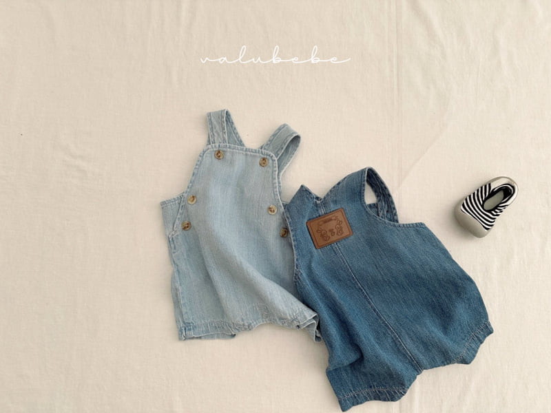 Valu Bebe - Korean Baby Fashion - #babyfashion - Denim Overall Suit - 6