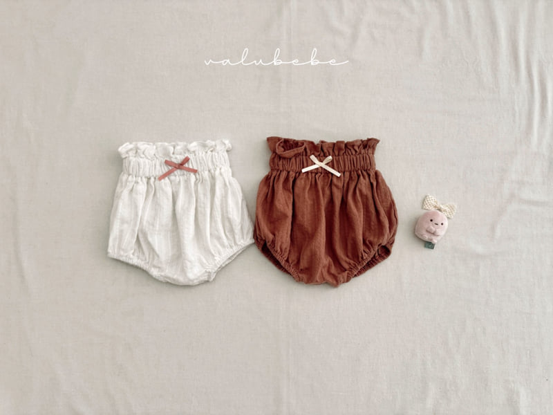 Valu Bebe - Korean Baby Fashion - #babyfashion - Eyelet Ribbon Bloomer - 7