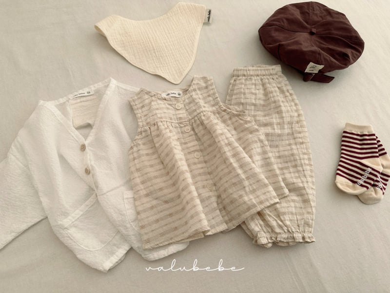Valu Bebe - Korean Baby Fashion - #babyfashion - Kids Pure Linen Cardigan 2 - 8
