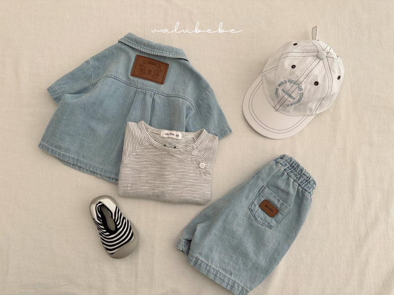 Valu Bebe - Korean Baby Fashion - #babyfashion - Bebe Summer Denim Shirt Jacket 2 - 7