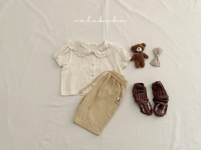 Valu Bebe - Korean Baby Fashion - #babyfashion - Bebe Holin Embroidery Blouse - 5