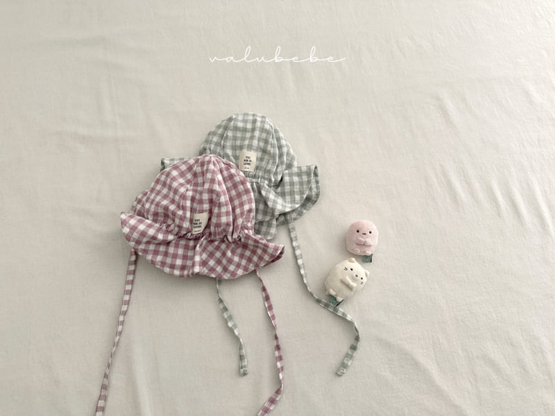 Valu Bebe - Korean Baby Fashion - #babyfashion - Sugar Check Bucket Hat - 10