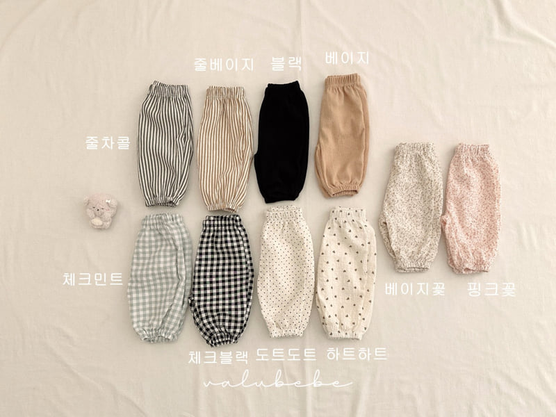 Valu Bebe - Korean Baby Fashion - #babyclothing - Kids Summer Emboss Pants 2 - 4