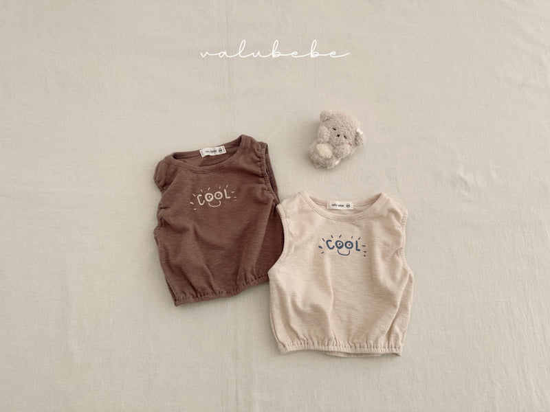 Valu Bebe - Korean Baby Fashion - #babyfashion - Bebe COOL Sleeveless Tee