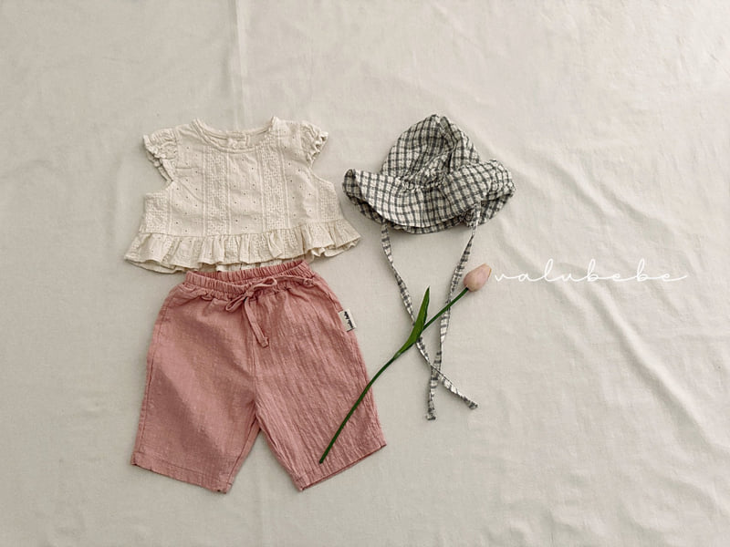 Valu Bebe - Korean Baby Fashion - #babyfever - Bebe Frill Cap Blouse - 7