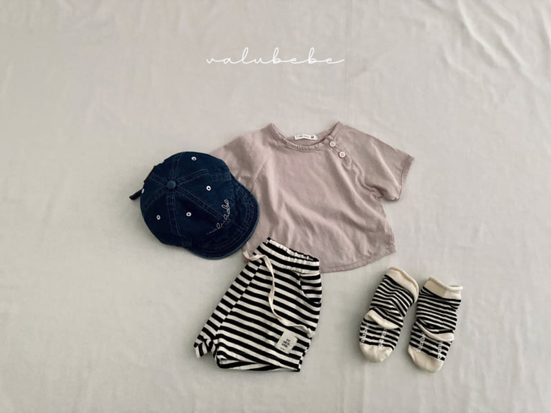 Valu Bebe - Korean Baby Fashion - #babyfever - Kids Stripe Pocket Pants - 8