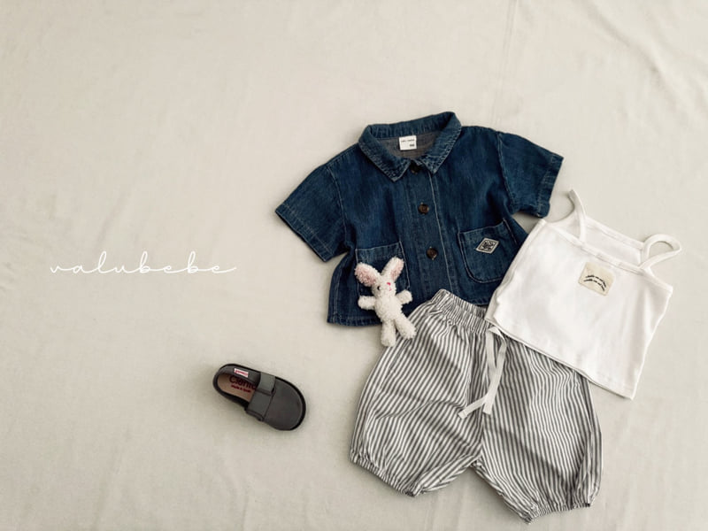 Valu Bebe - Korean Baby Fashion - #babyfashion - Kids Striped Banding Pants - 4