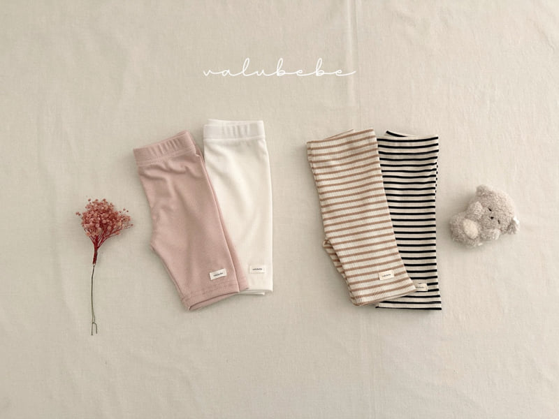 Valu Bebe - Korean Baby Fashion - #babyfever - Kids Summer Rib Leggings 2 - 9