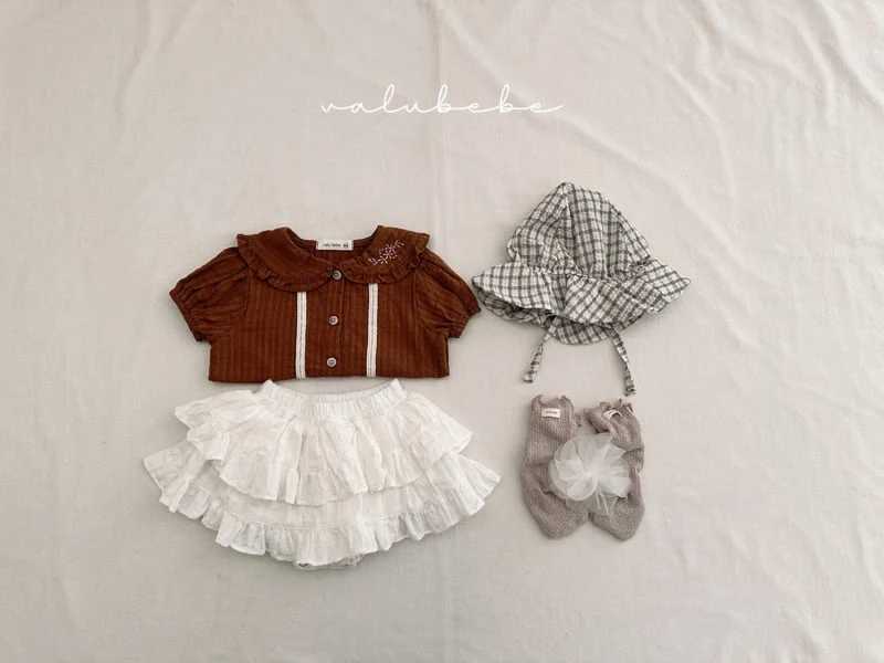 Valu Bebe - Korean Baby Fashion - #babyfever - Bebe Holin Embroidery Blouse - 6