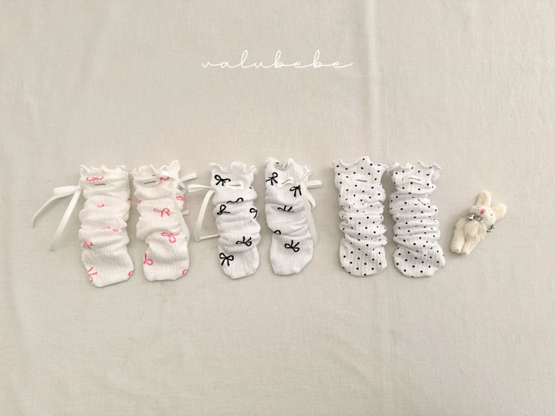 Valu Bebe - Korean Baby Fashion - #babyfever - Ribbon Socks - 12