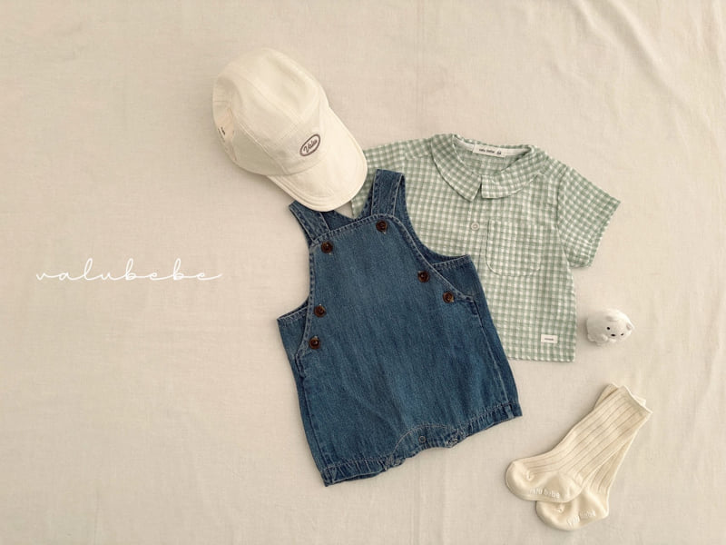 Valu Bebe - Korean Baby Fashion - #babyfever - Bebe Haru Check Shirt - 6