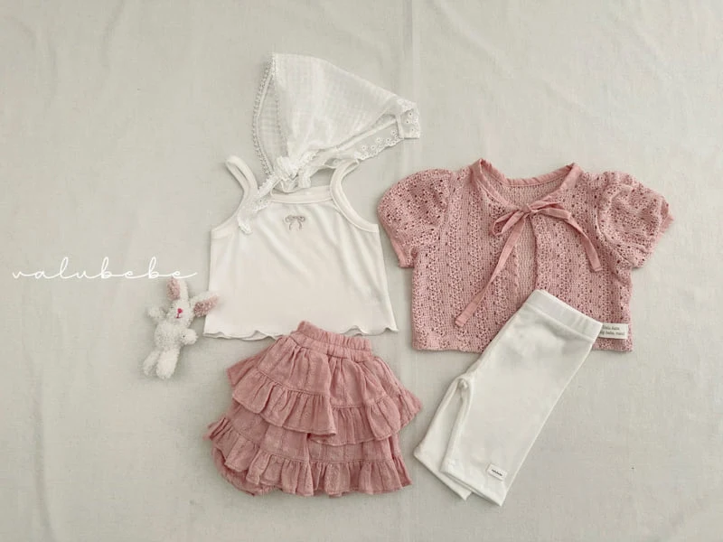 Valu Bebe - Korean Baby Fashion - #babygirlfashion - Bebe Summer Rib Leggings 2 - 11