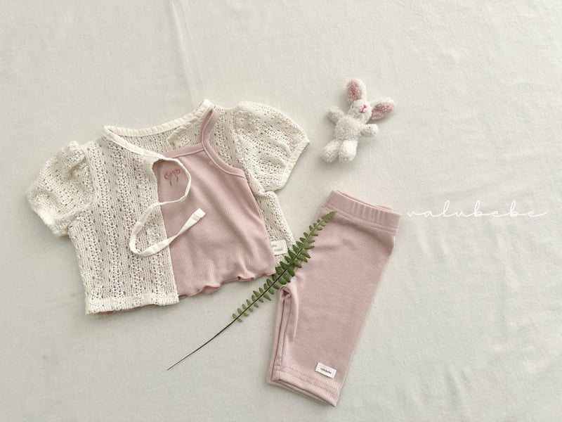 Valu Bebe - Korean Baby Fashion - #babygirlfashion - Kids Summer Rib Leggings 2 - 10