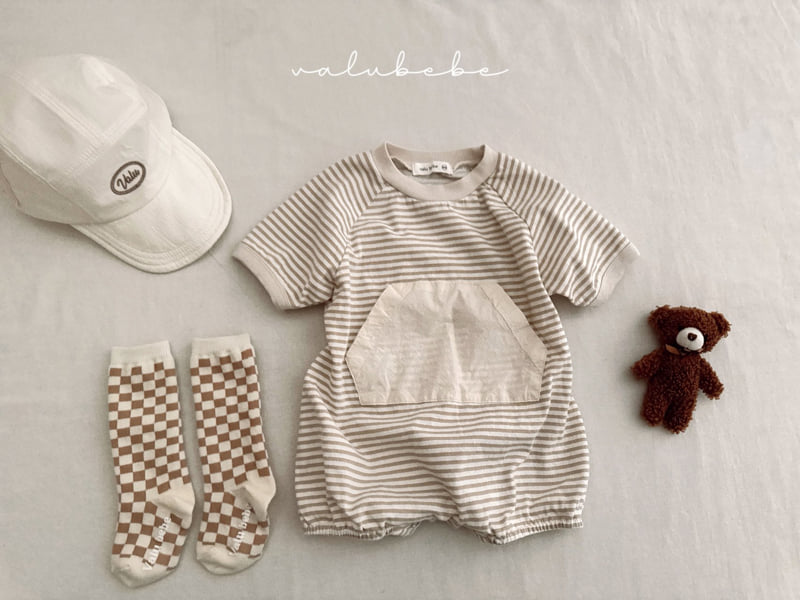 Valu Bebe - Korean Baby Fashion - #babygirlfashion - Kangaroo Pocket Suit - 7