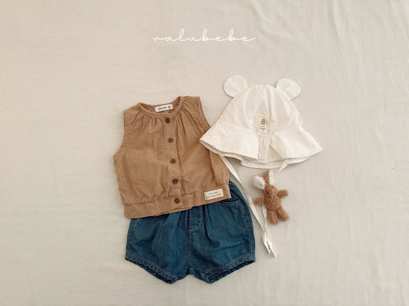 Valu Bebe - Korean Baby Fashion - #babygirlfashion - Bebe Mango Denim Pants 2 - 5