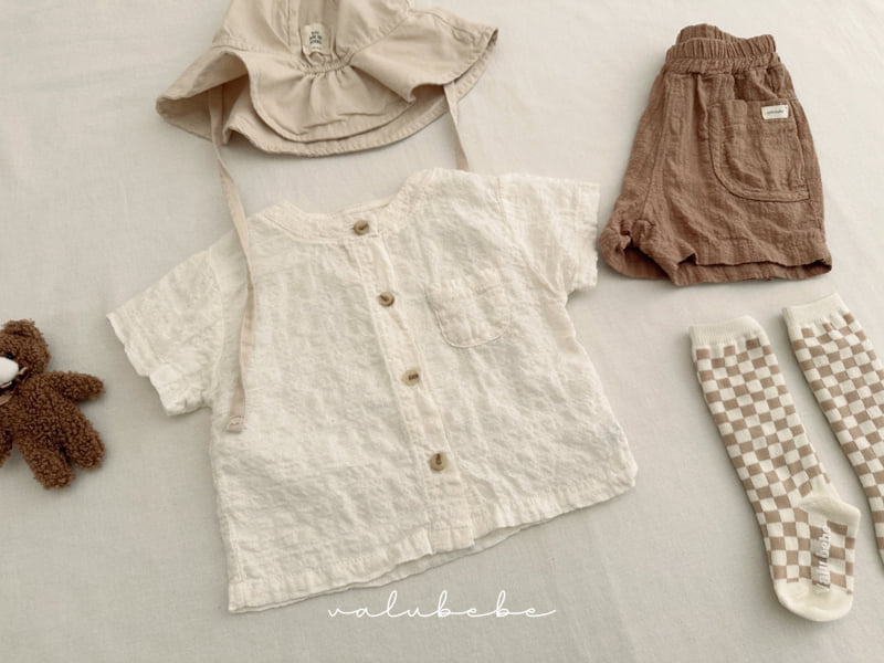 Valu Bebe - Korean Baby Fashion - #babygirlfashion - Kids Wrinkle Henley Neck Shirt - 7