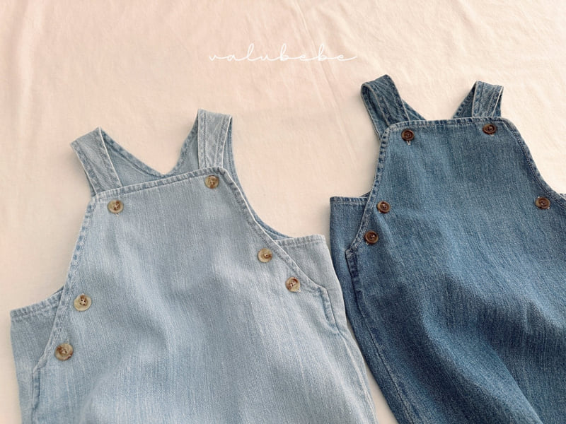 Valu Bebe - Korean Baby Fashion - #babygirlfashion - Denim Overalls Pants - 5
