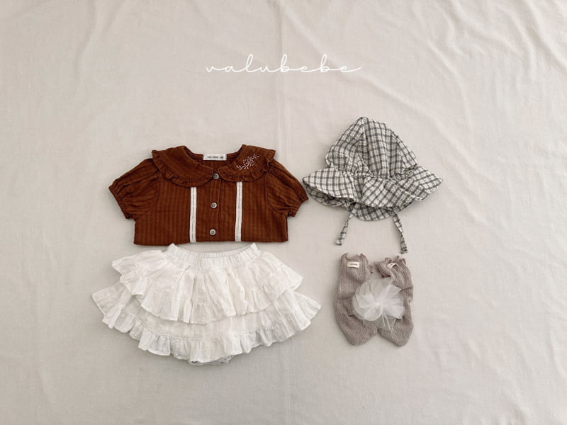 Valu Bebe - Korean Baby Fashion - #babygirlfashion - Kids Holin Embroidery Blouse - 6