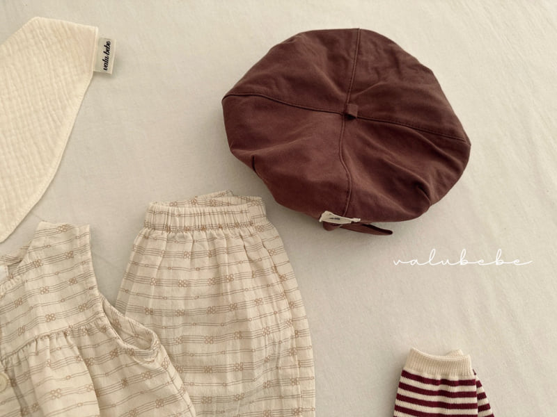 Valu Bebe - Korean Baby Fashion - #babygirlfashion - Roman Cotton Beret - 12