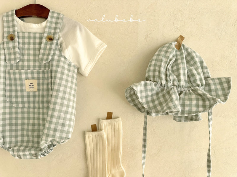 Valu Bebe - Korean Baby Fashion - #babygirlfashion - Sugar Check Bucket Hat - 12