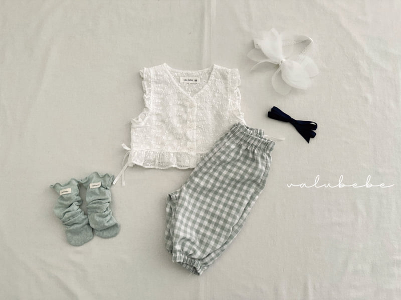 Valu Bebe - Korean Baby Fashion - #babygirlfashion - Kids Summer Emboss Pants 2 - 6