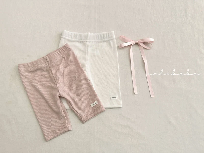 Valu Bebe - Korean Baby Fashion - #babylifestyle - Bebe Summer Rib Leggings 2 - 12