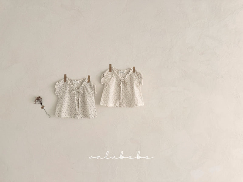 Valu Bebe - Korean Baby Fashion - #babylifestyle - Bebe Flora Open Blouse - 7