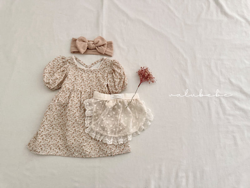 Valu Bebe - Korean Baby Fashion - #babylifestyle - Bebe Prom Ribbon One-piece - 11