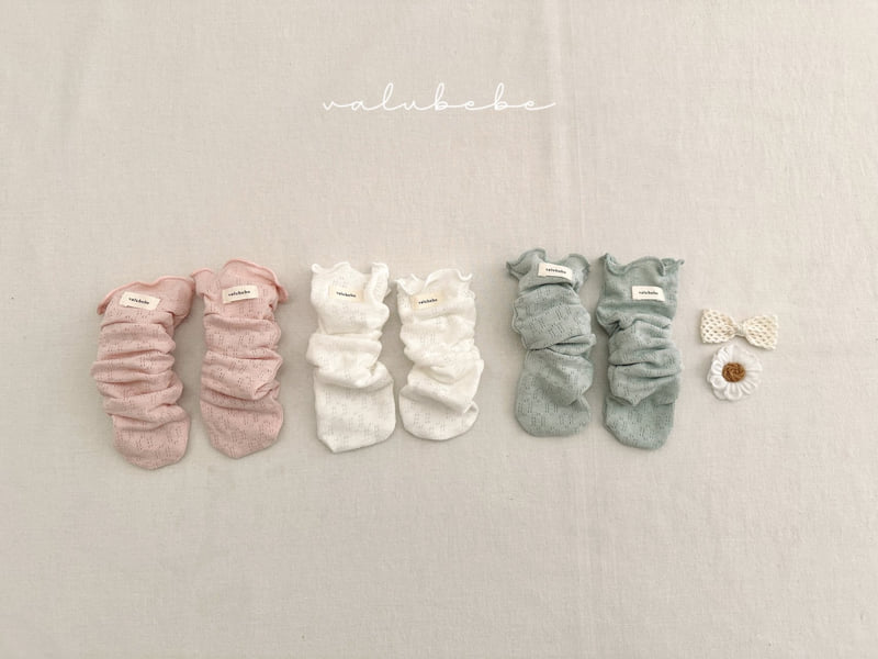 Valu Bebe - Korean Baby Fashion - #babylifestyle - Eyelet Socks