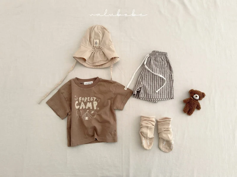 Valu Bebe - Korean Baby Fashion - #babylifestyle - Kids CAMP Printing Tee - 5