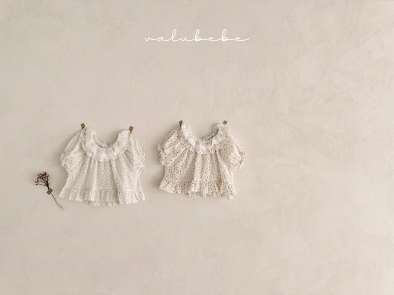 Valu Bebe - Korean Baby Fashion - #babylifestyle - Kids Flower Frill Blouse