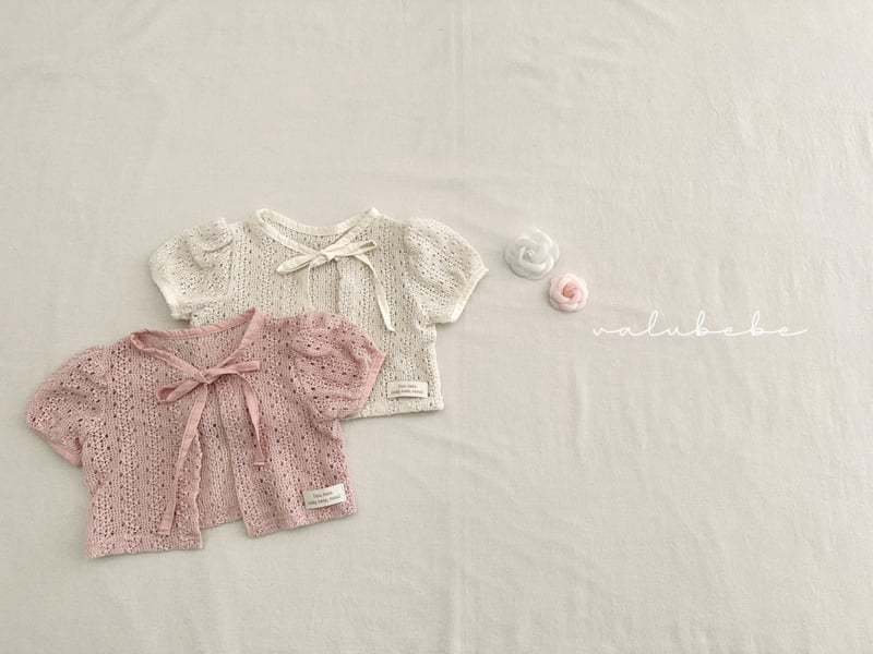 Valu Bebe - Korean Baby Fashion - #babyoninstagram - Bebe Ire Lace Cardigan - 12