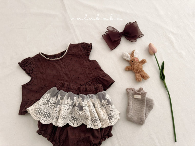 Valu Bebe - Korean Baby Fashion - #babyoninstagram - Kids Frill Cap Blouse - 9