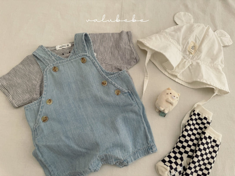 Valu Bebe - Korean Baby Fashion - #babyoninstagram - Denim Overall Suit - 10