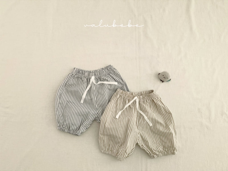 Valu Bebe - Korean Baby Fashion - #babyoninstagram - Kids Striped Banding Pants - 7