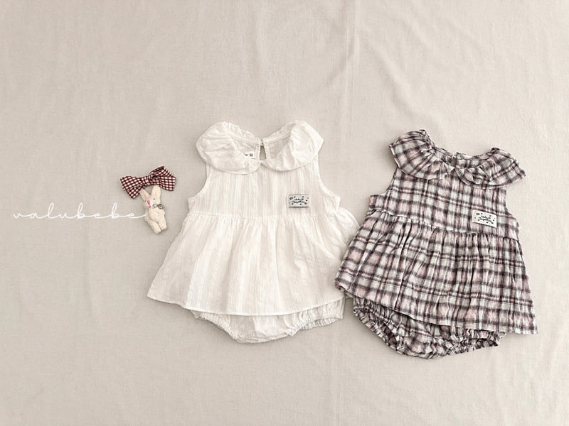 Valu Bebe - Korean Baby Fashion - #babyoninstagram - Bebe Frill One-piece Suit - 6