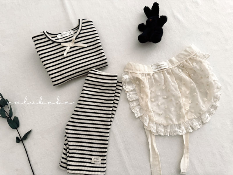 Valu Bebe - Korean Baby Fashion - #babyoninstagram - Kids Summer Stripe Leggings - 9