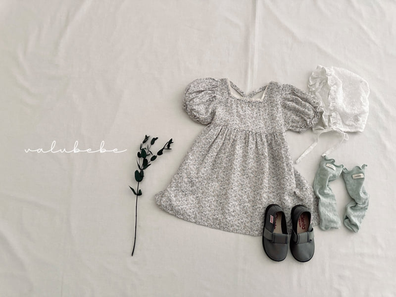 Valu Bebe - Korean Baby Fashion - #babyootd - Kids Prom Ribbon One-piece - 12
